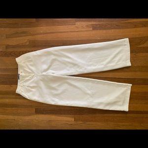 Something Navy white wise leg pants